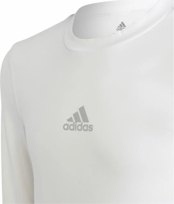 Maicë adidas Techfit për fëmijë, e bardhë