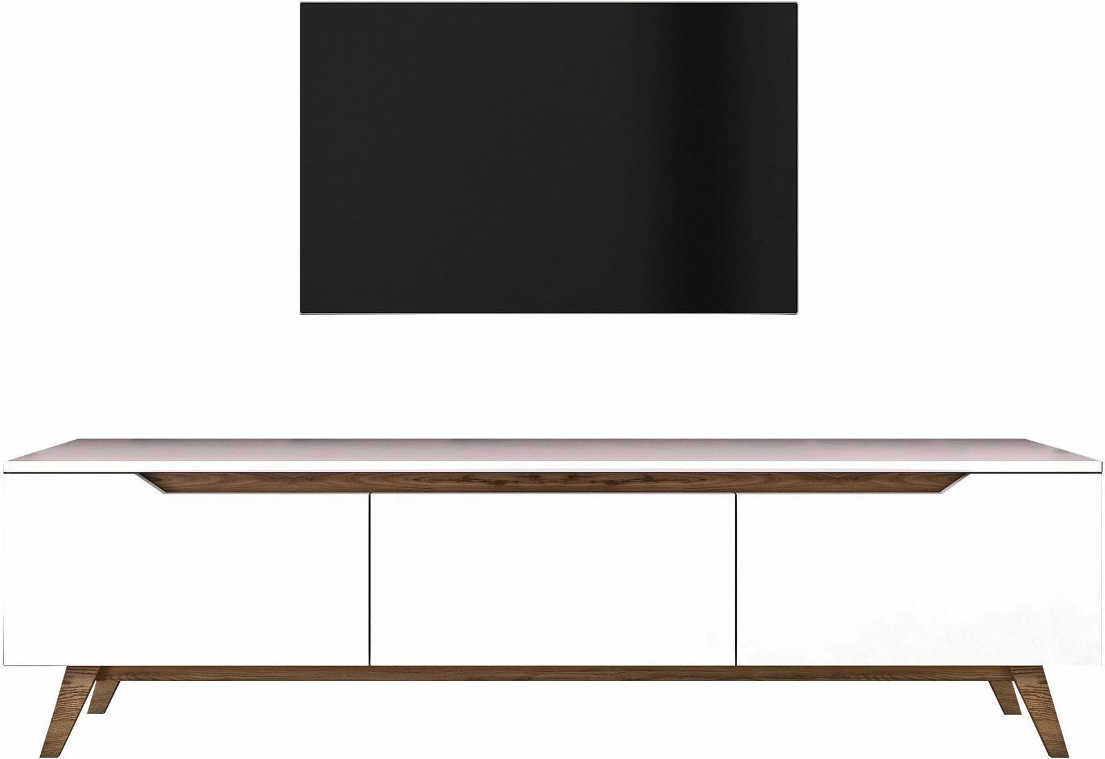 Komodë TV Hanah Home, D1 - 794, e bardhë dhe arre