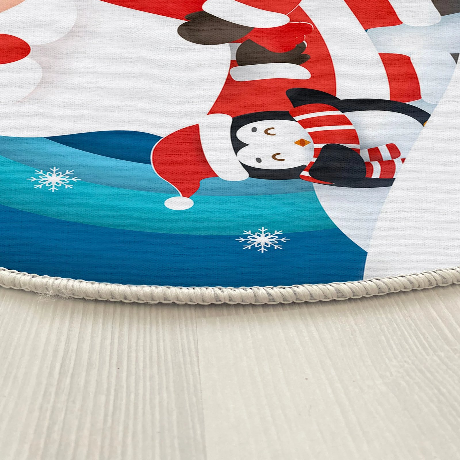 Qilim i rrumbullakët, shumëngjyrësh, 90cm, Conceptum Hypnose, Woopamuk453