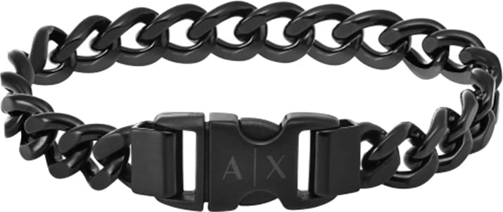 Byzylyk për meshkuj ARMANI EXCHANGE AXG0156001, i zi