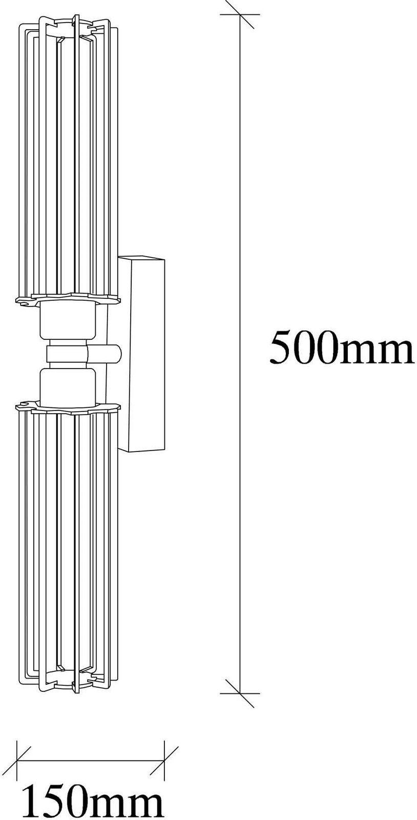 Llambë muri Opviq, Fellini - MR - 879, e zezë dhe e artë