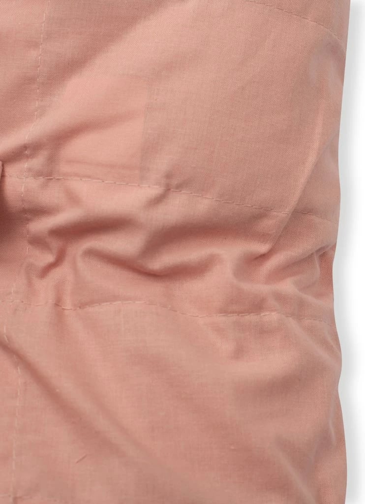 Mbështjellëse klasike me lidhëse për bebe, New Baby, 70x70 cm, pambuk 100% me mbushje antialergjike, rozë e vjetër