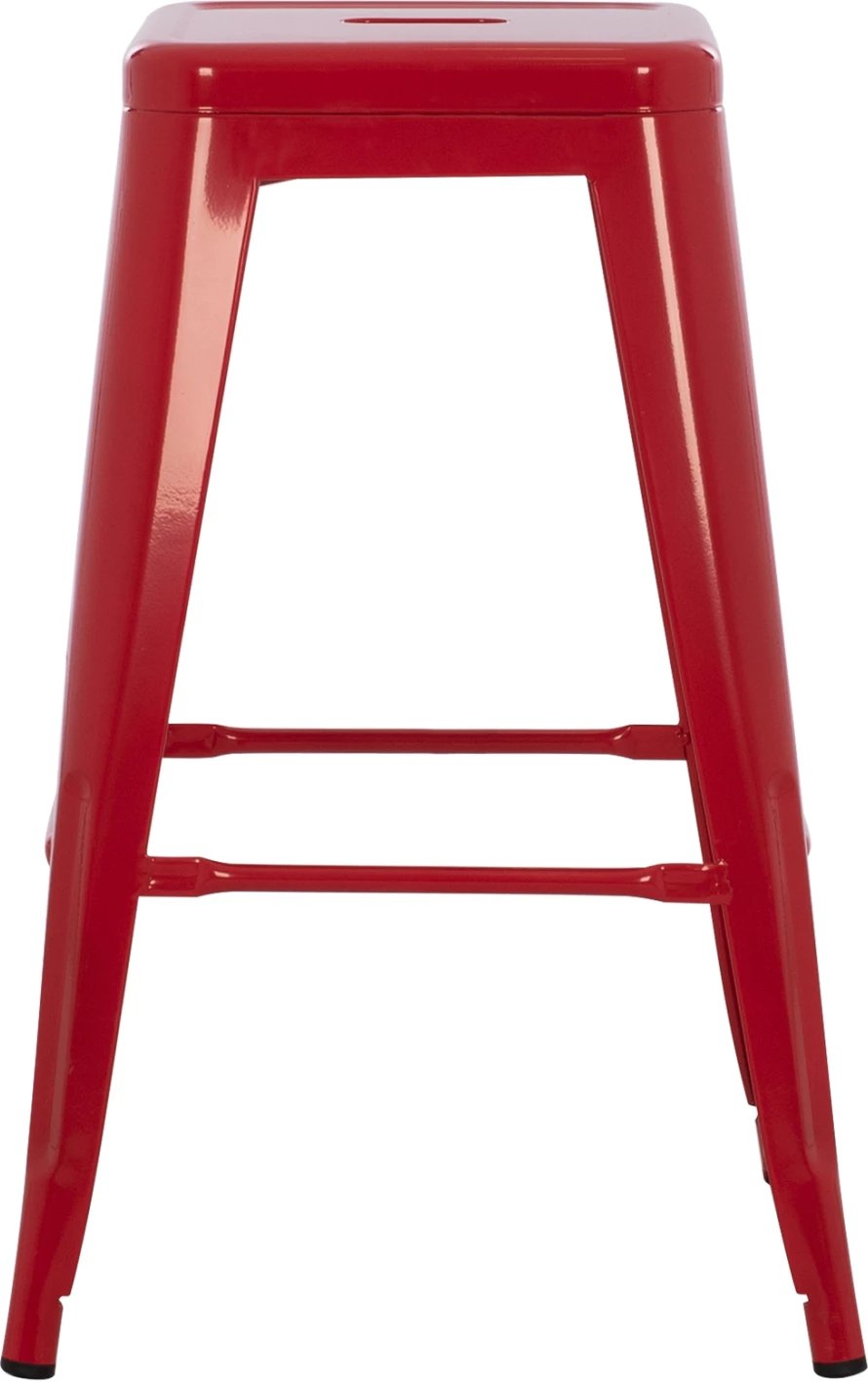 Karrige për bar, lartësi mesatare, MELITA-PRO, FH8573.44, metalike, ngjyrë e kuqe, 43x43x67H cm