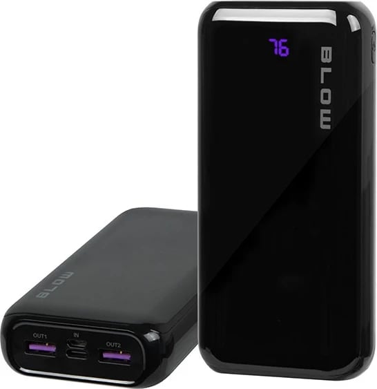 Power bank BLOW PB20E 20000mAh, QC+PD 20W, e bardhë