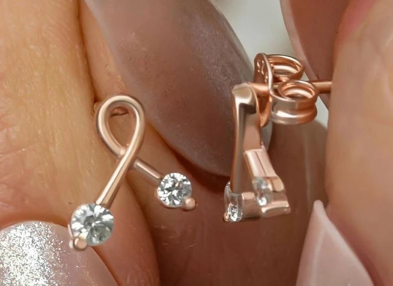 Vathë argjendi Jumeon, ngjyrë ari rozë, NRZ999493