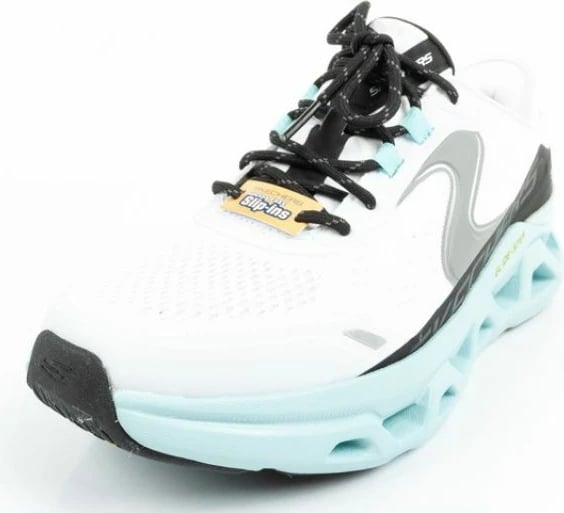 Atlete për meshkuj Skechers, të bardha e blu
