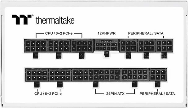 Burim energjie Thermaltake Toughpower GF A3 Snow 80 PLUS Gold, 1050 W