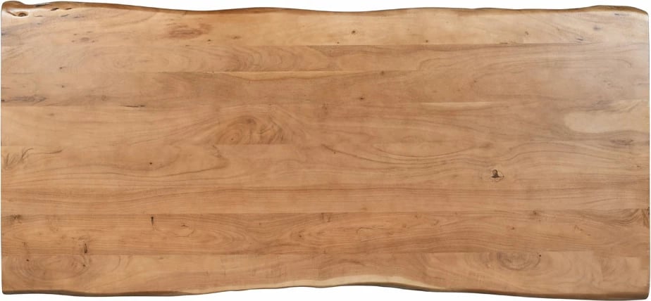 Tavolinë MINGLE, ngjyrë arre, këmbë të zeza, 180x80x76cm