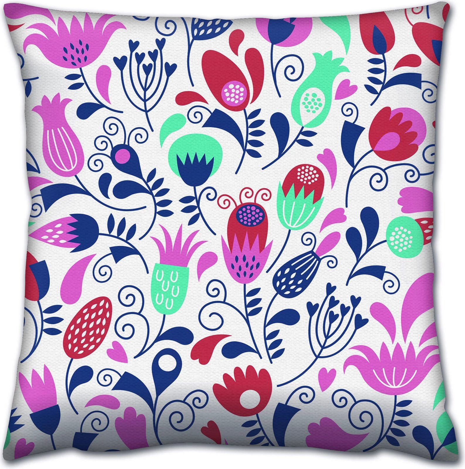 Jastëk dekorativ, shumëngjyrësh, Evila Originals, A14657, 43x43cm