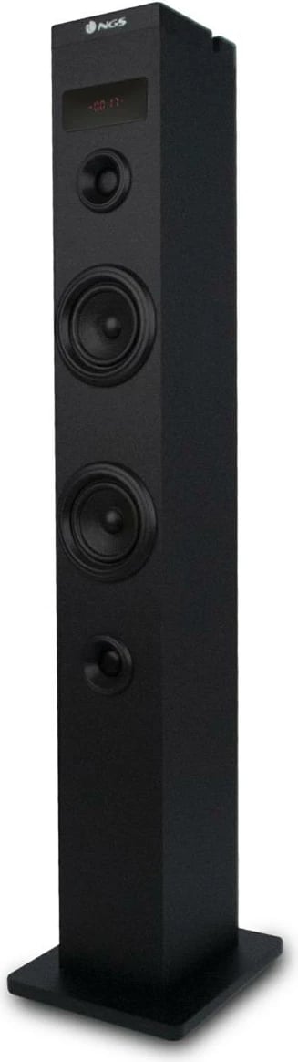 Boksë kullë NGS Sky Charm Bluetooth USB RadioFM AUX 50W e zezë