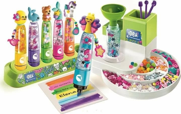Set arti Clementoni Idea Art Pomysły Fabryka Markerów, për vajza, ngjyra të ndryshme