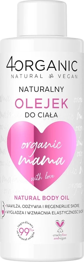 Vaj trupi për femra 4organic Organic Mama 125ml