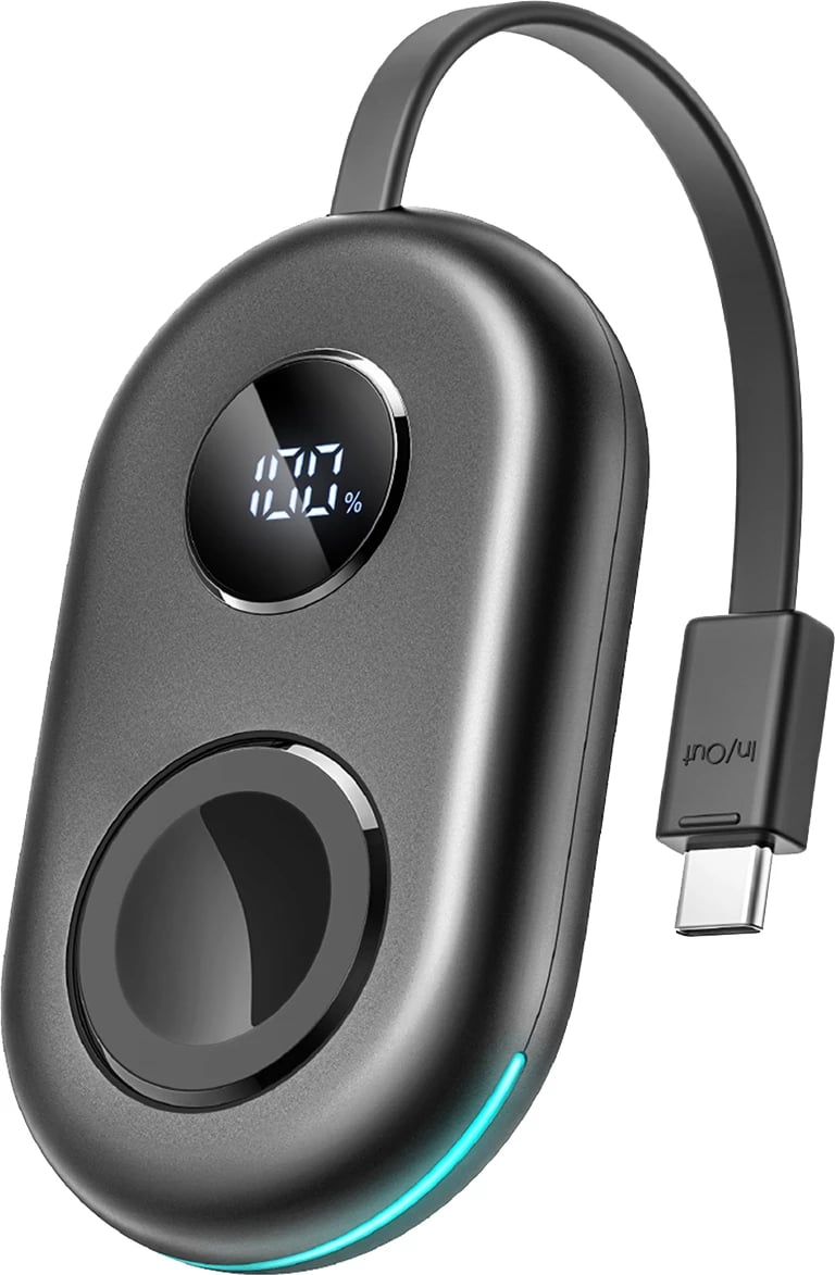 Power bank wireless Joyroom JR-W09 për Apple Watch, 2500mAh, me kabllo USB-C, e zezë