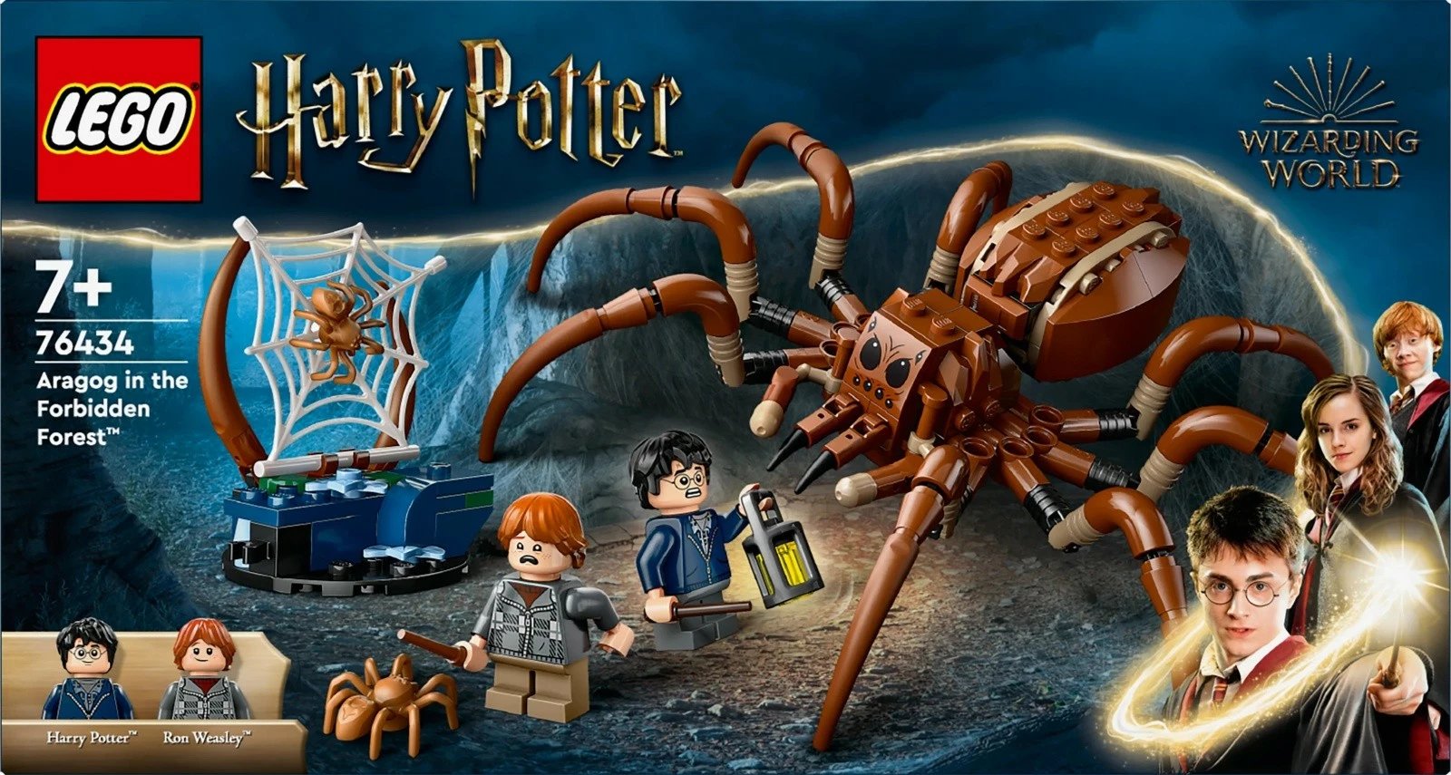 Set LEGO Harry Potter 76434 Aragog in the Forbidden Forest, 195 pjesë