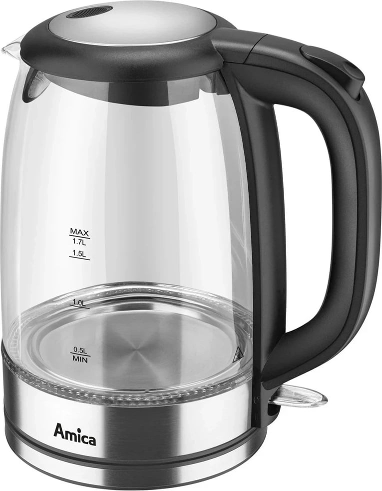 Çajnik elektrik Amica KD 2050G, 1.7 L, 2200 W, Transparent