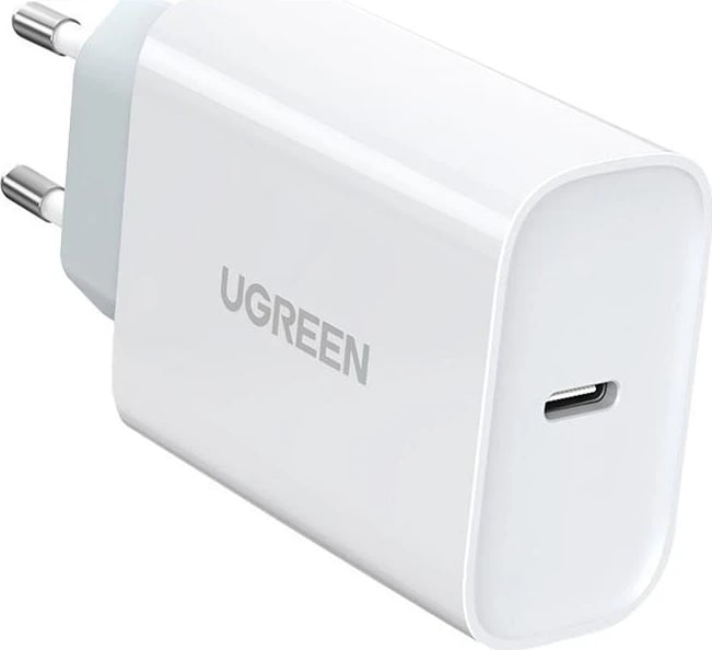 Karikues UGREEN CD127, USB-C, PD3.0, QC4.0, 30W i bardhë