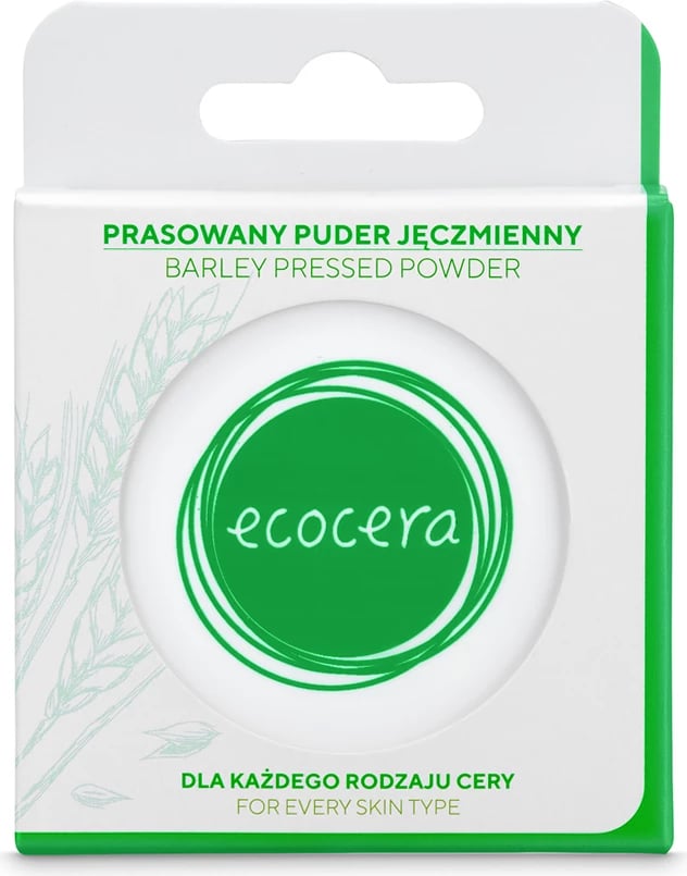Puder kompakte Ecocera Barley Pressed Powder 10g