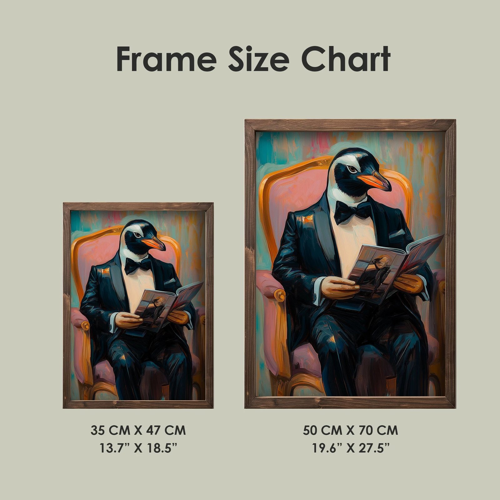 Pikturë dekorative me kornizë MDF, Wallity, TUN066-XL, shumëngjyrëshe, 50x70x3.5cm