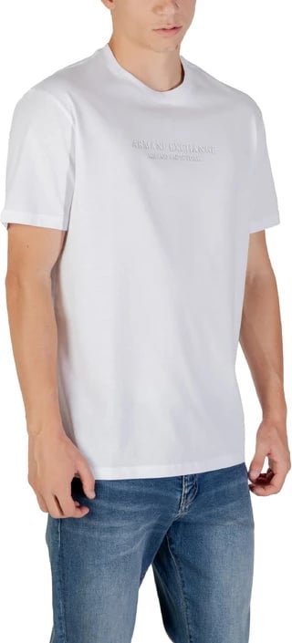 Maicë Armani Exchange për meshkuj, e bardhë
