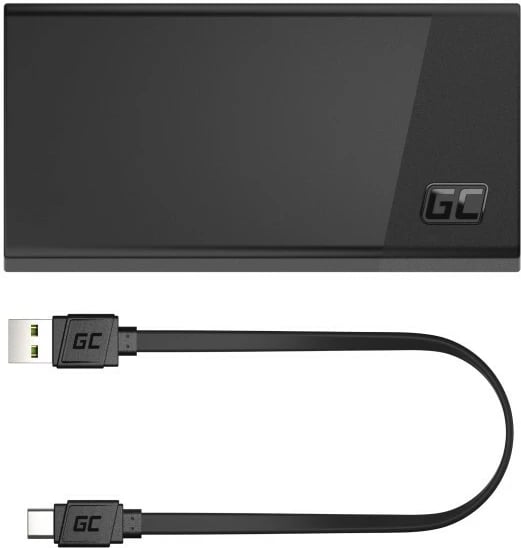 Powerbank Green Cell PowerPlay 20S 20000mAh, 22.5W, 3x USB-C, 1x USB-A, e zezë