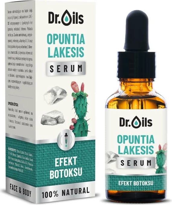 Serumi për fytyrë Dr. Oils Opuntia Lakesis Effect of Botox për femra, 30ml