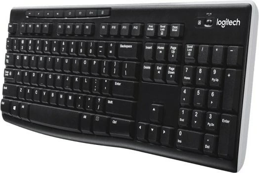 Tastierë Logitech K270, RF Wireless, QWERTY, E zezë