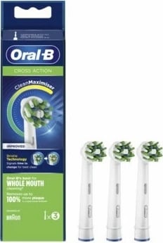 Kokë rezervë për furçë elektrike Oral-B Cross Action 3 copë