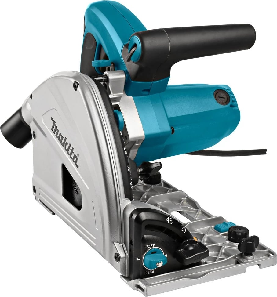 Sharrë rrethore portabile Makita SP6000J, 16.5 cm, 1300 W, Zezë/Blu