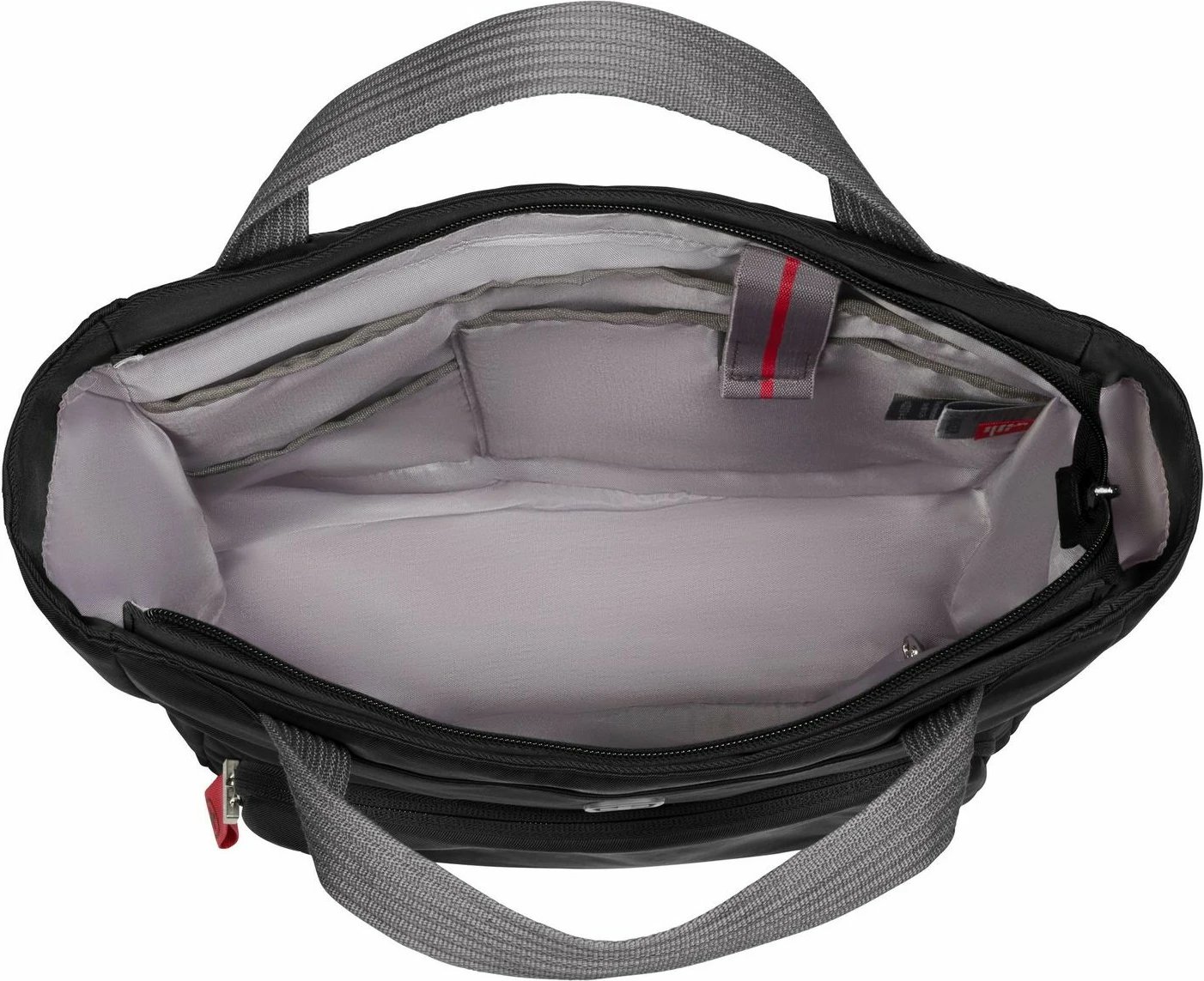 Çantë vertikale Wenger Motion Vertical Tote 16 inç, e zezë
