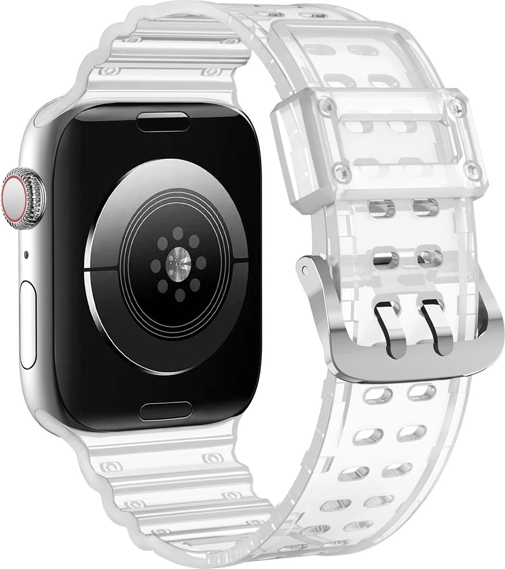 Rrip Apple Watch Hurtel Strap Triple Protection, për seri 1-9 & SE, 38/40/41mm, Transparent Rrip Apple Watch Hurtel Strap Triple Protection, për seri 1-9 & SE, 38/40/41mm, Transparent