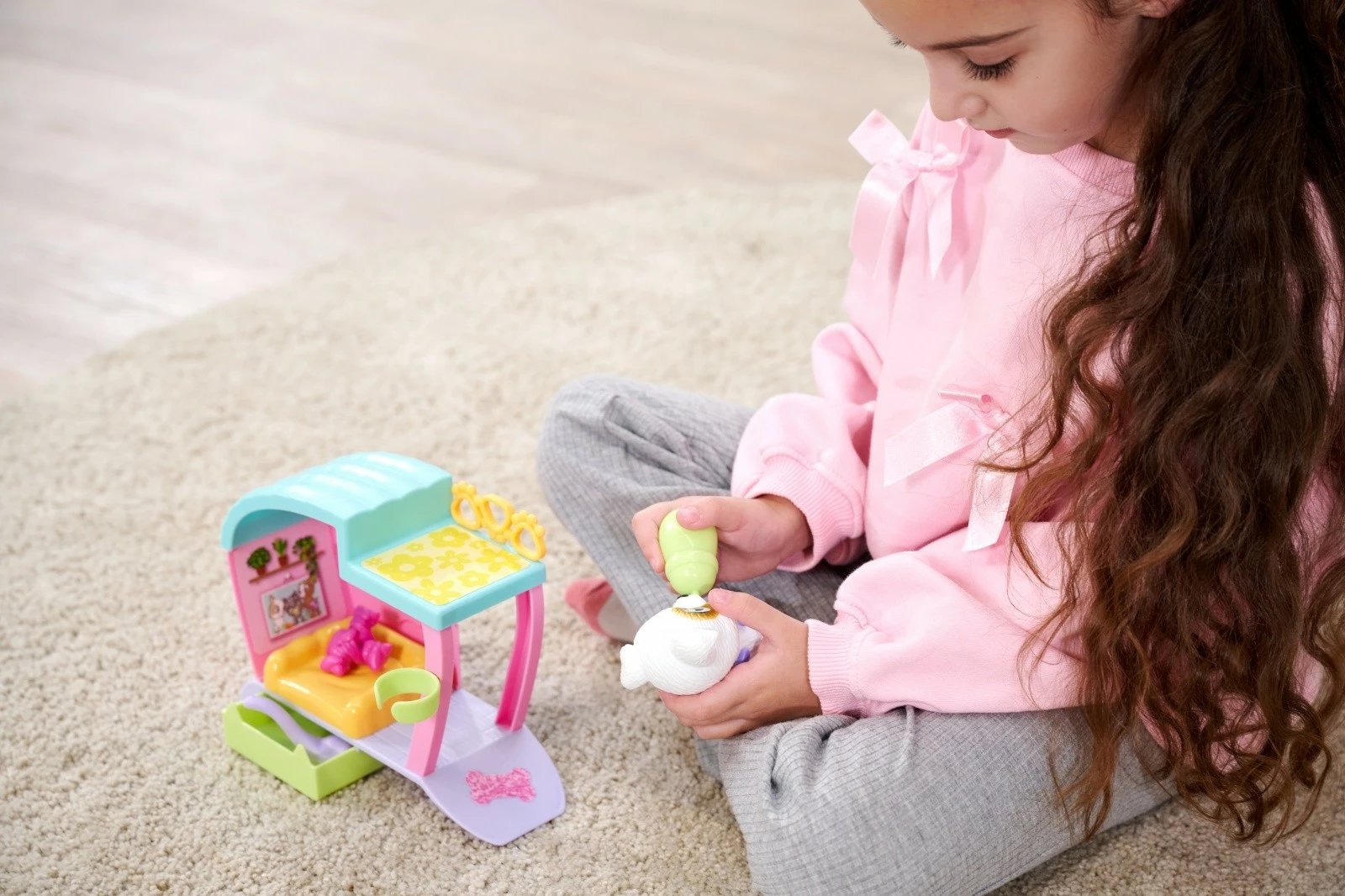 Set lodrash Pamper Petz House me qen, Simba, 16 cm, me aksesorë