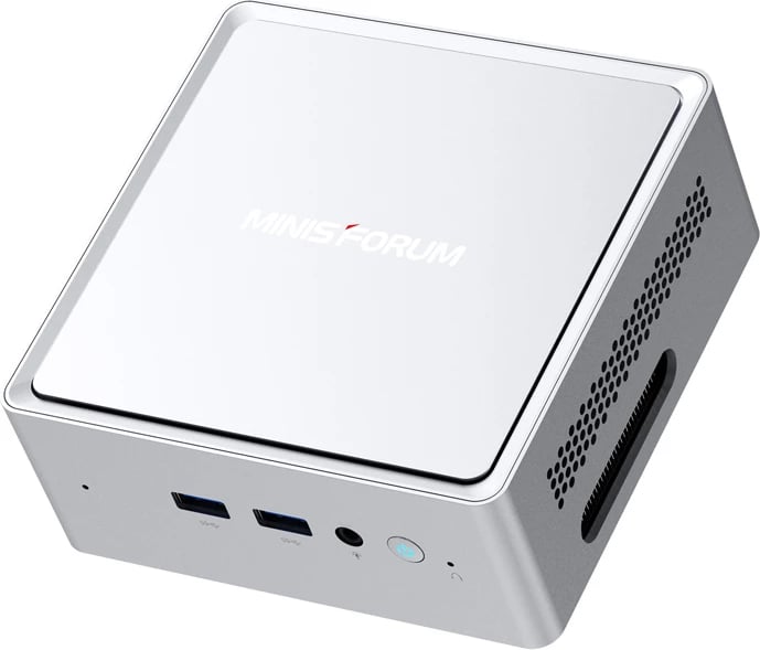 Kasë Mini PC Minis Forum NAB9 Plus, Intel Core i9-12900HK, 16 GB RAM, 512 GB SSD, Bardhë