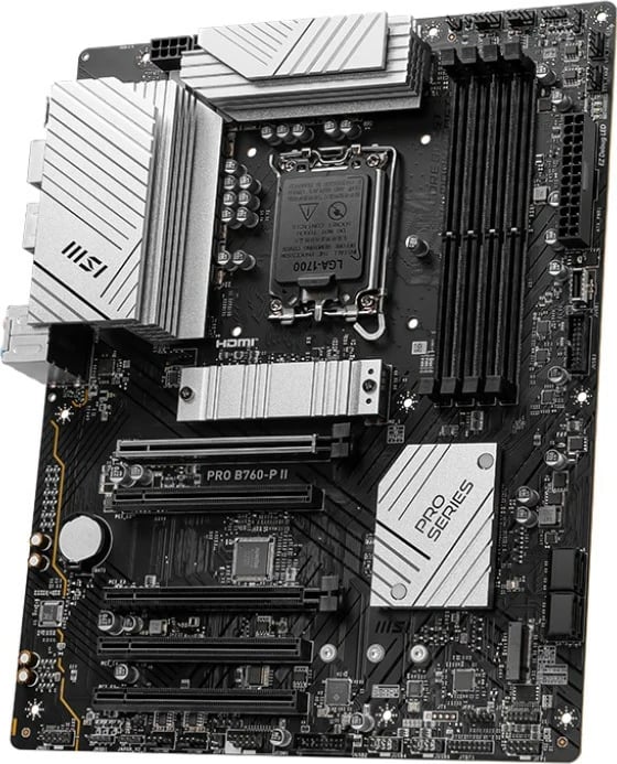 Pllakë amë MSI PRO B760-P II, Intel B760, LGA 1700, ATX