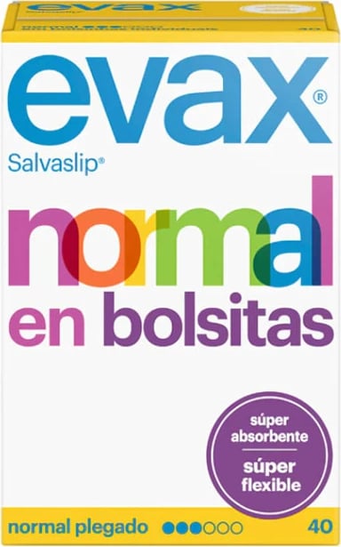 Pantyliners EVAX Normal Fresh 40 copë