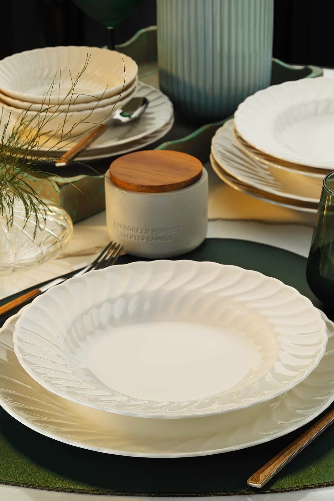 Set enësh për drekë (24 copë), Hermia Concept, BNLY24Y200