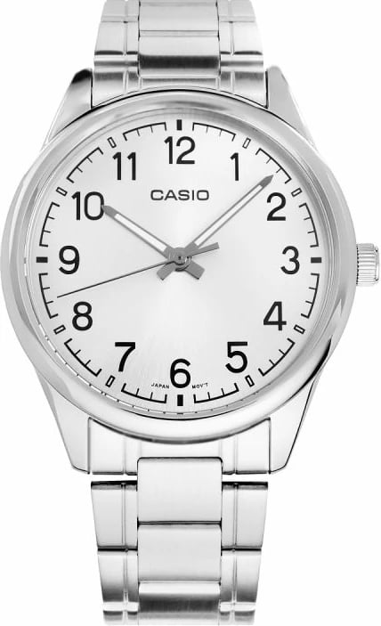 Orë dore për meshkuj Casio, argjendtë