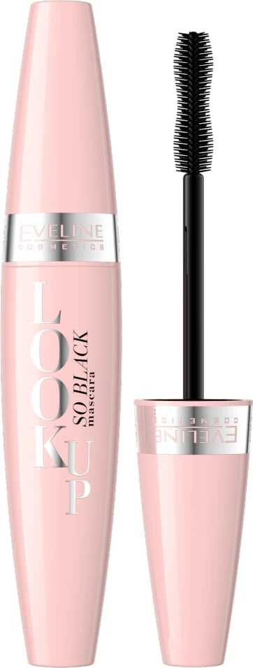 Mascara për femra Eveline Cosmetics Look Up So Black Volumizing and Separating, e zezë, 10ml