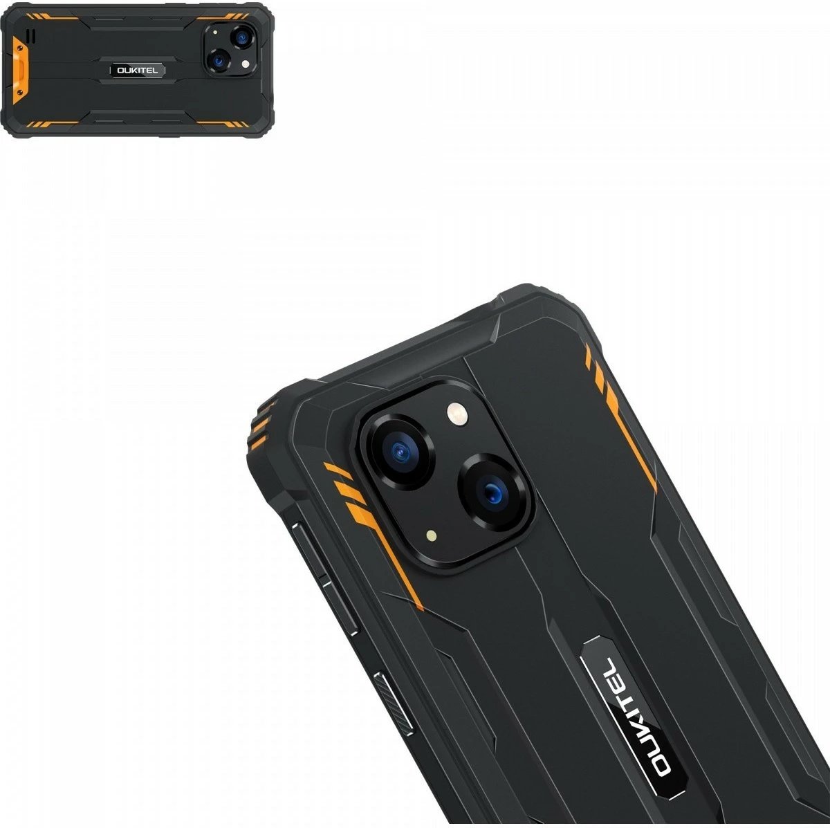 Celular Oukitel WP32 Pro, 6/256 GB, IP69K, Portokalli