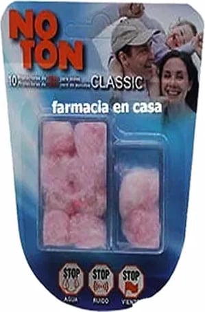 Tapa për veshë unisex NOTON Classic, 10 copë (2 dyll, 8 pambuk)