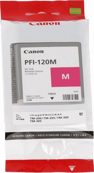 Rezervuar boje, Canon, PFI-120M 2887C001, 130 ml, magenta