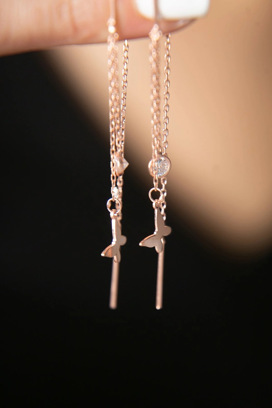 Vath argjendi Elika, ngjyrë rozë ari, TFNY65036