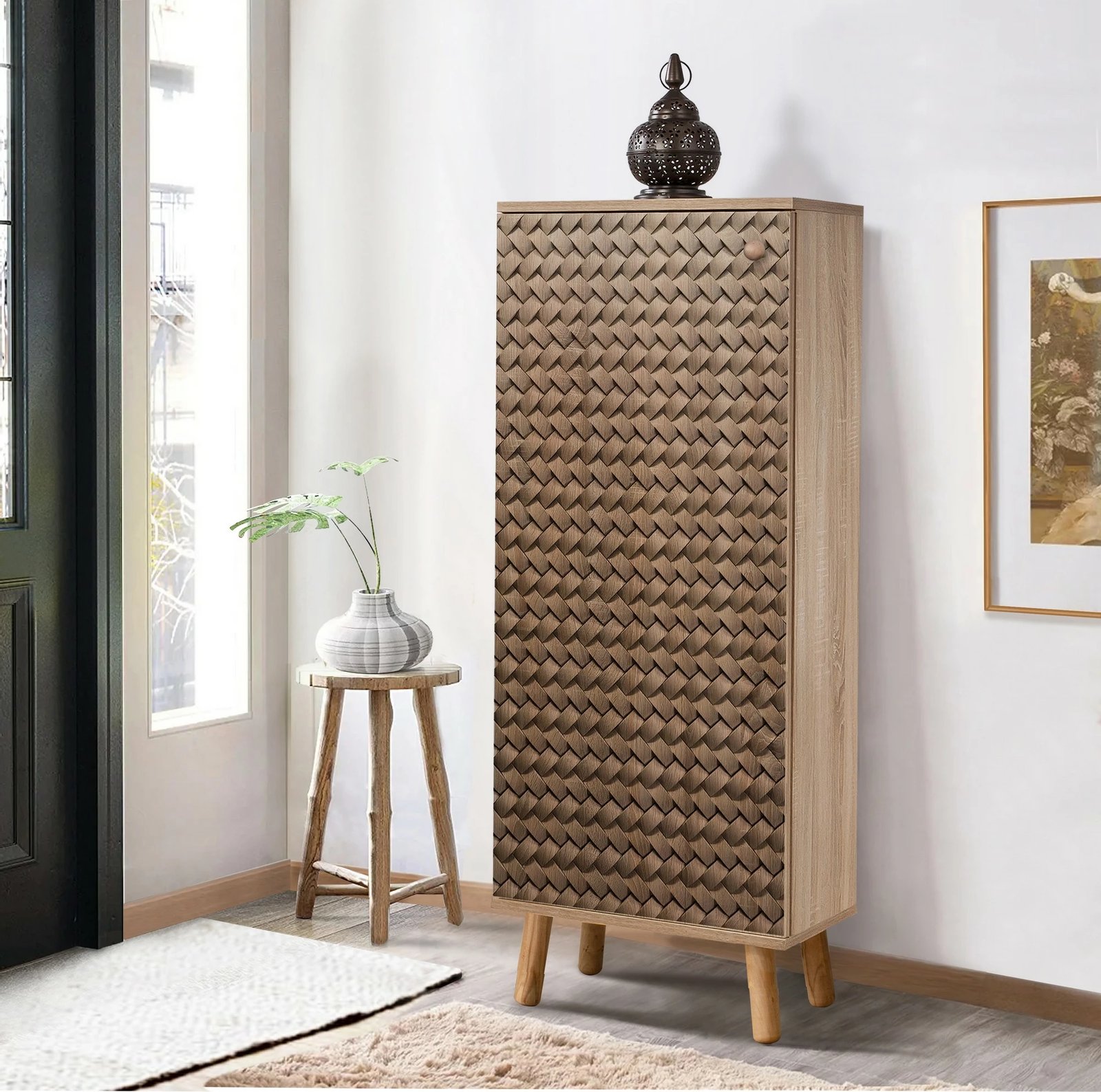 Dollap këpucësh Hanah Home, Vegas - S 937, ngjyrë sonomo