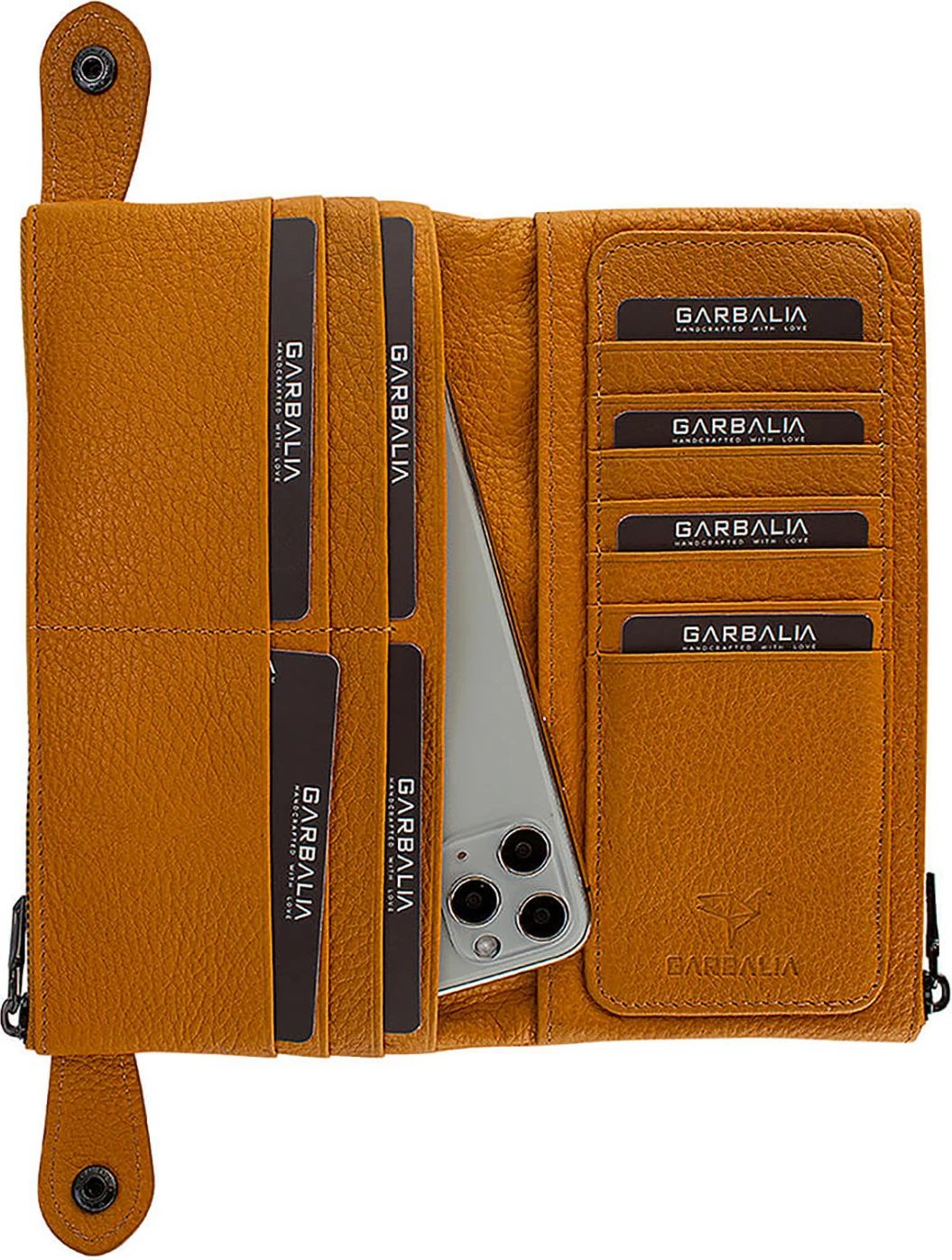 Portofol unisex Zoozie Bags, ngjyrë mustard, Roosevelt