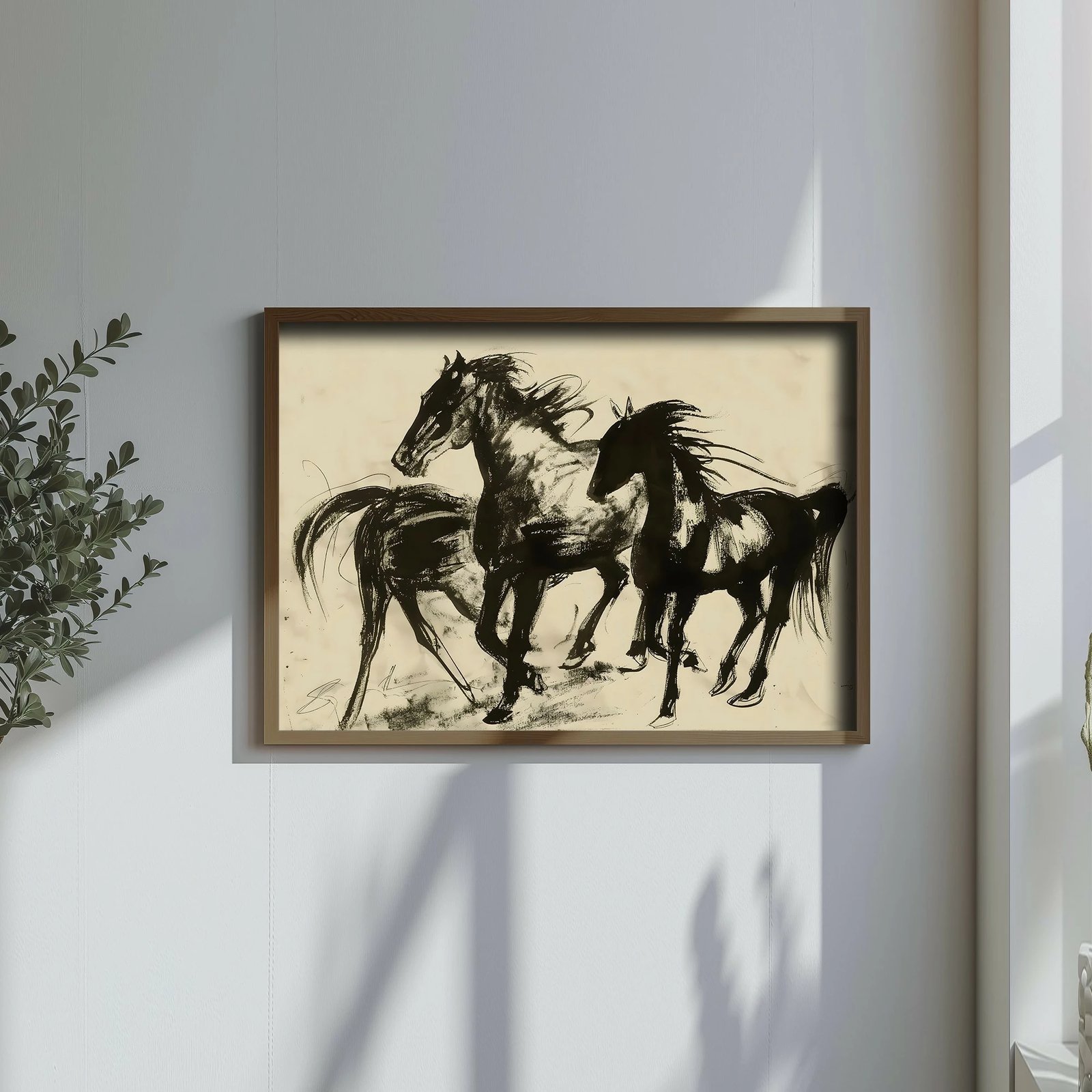 Pikturë dekorative me kornizë, MDF, shumëngjyrëshe, Wallity, GE167-L