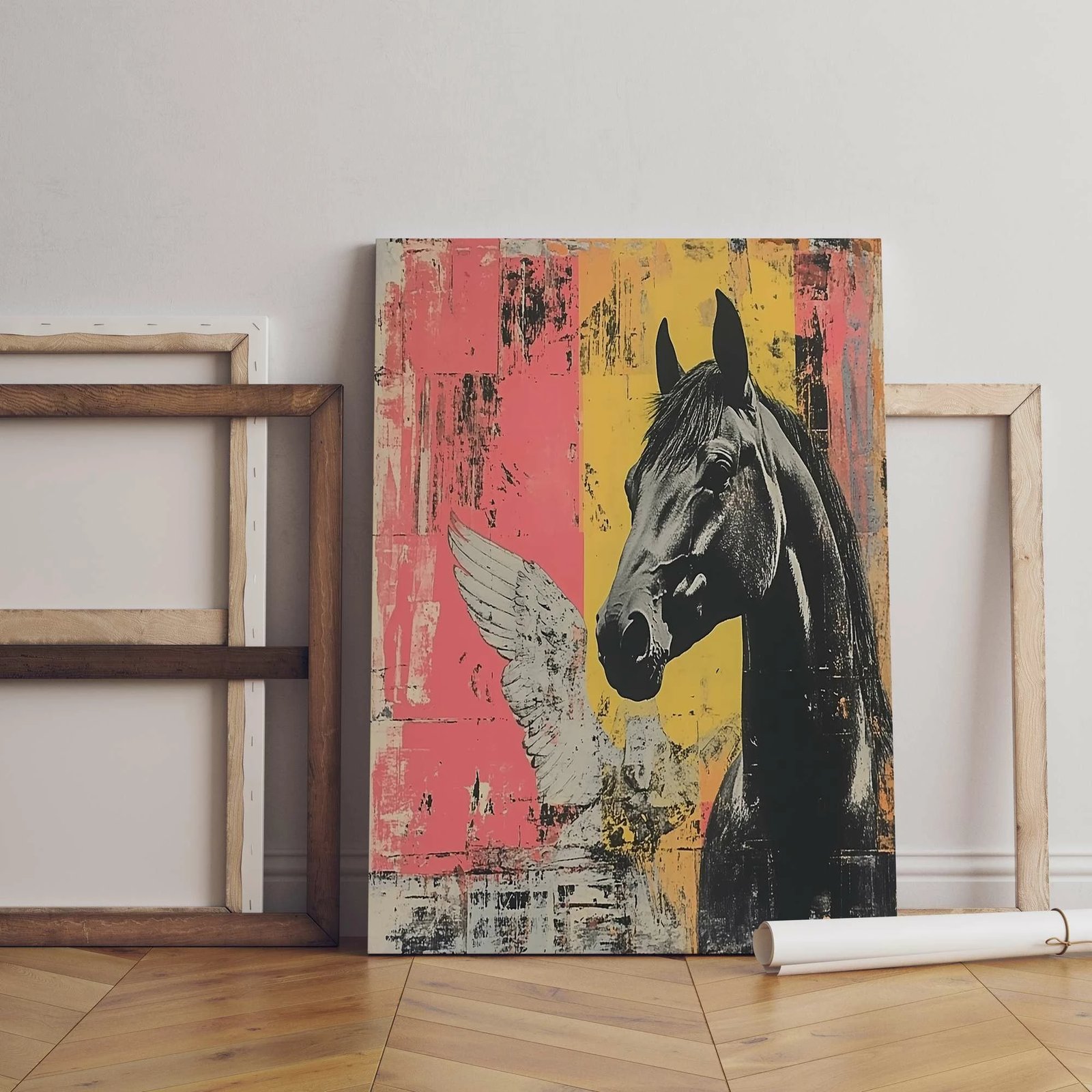 Pikturë dekorative në kanavacë, shumëngjyrëshe, Wallity, Hm_Cnvs26-49, 50x70cm