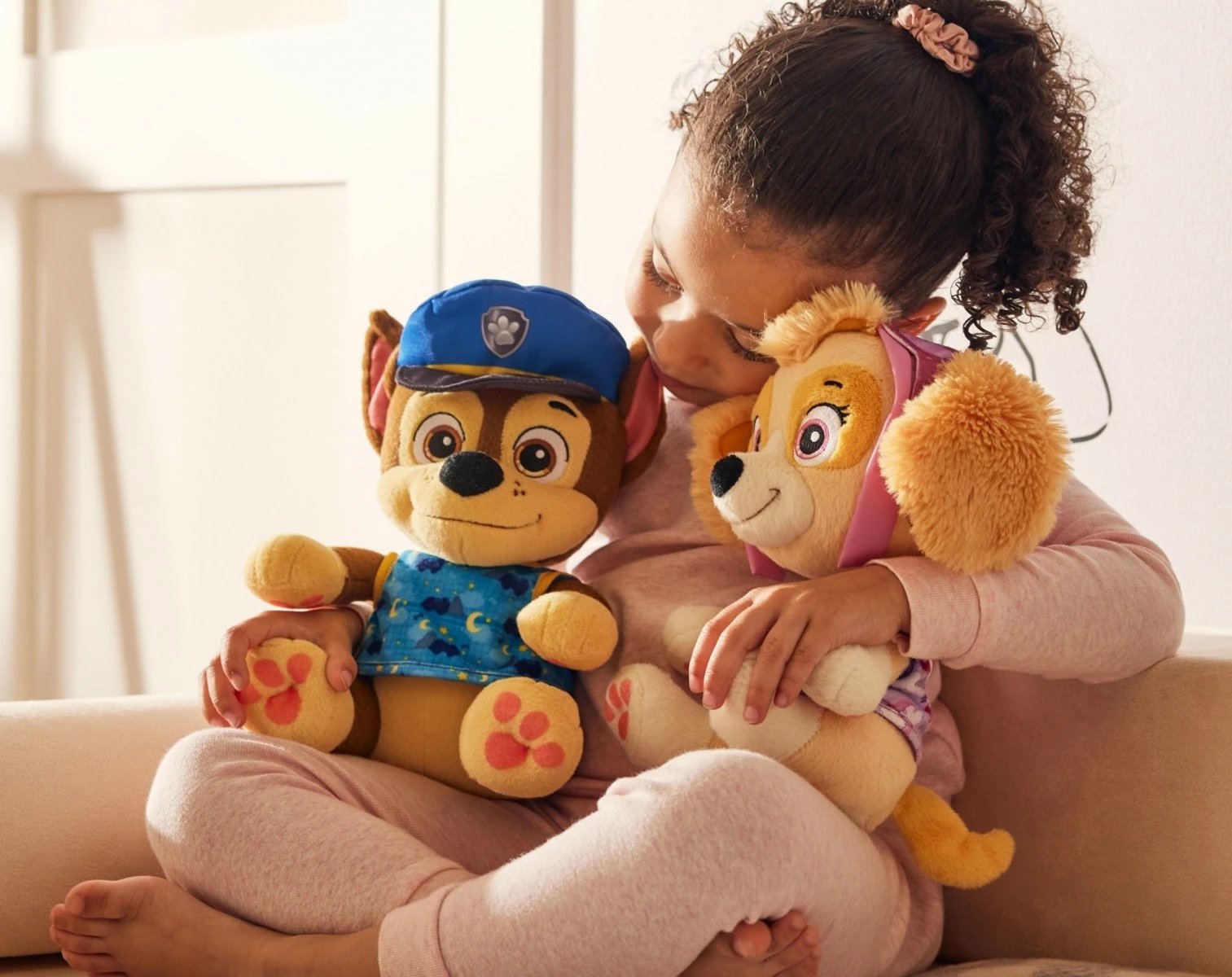 Lodër pelushi, Paw Patrol Skye (Spin Master) 6070311, 25 cm, bezhë/rozë