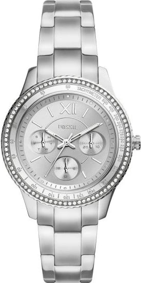 Orë dore FOSSIL STELLA për femra, argjend