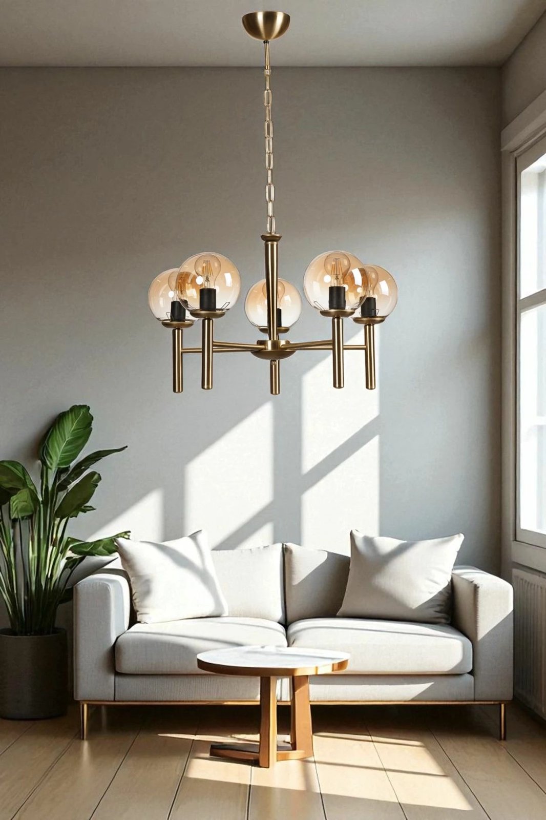 Llambadar Opviq, 8977-5, ngjyrë mjaltë dhe ari