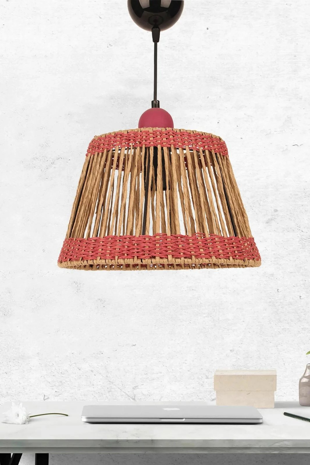 Llambë tavani Opviq, rozë, BK058