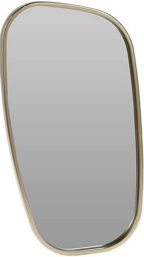 Pasqyrë metalike NEXT, e montuar në mur, H35x19cm, Ari